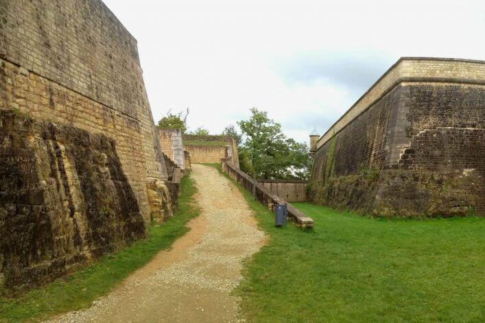The fortress facility near Fort Thüngen