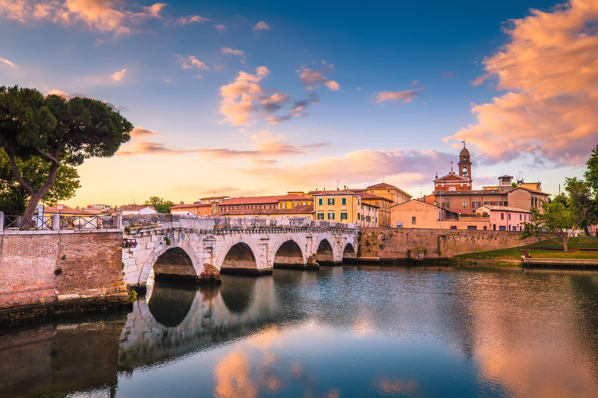 Ponte di Tiberio, Rimini Italy