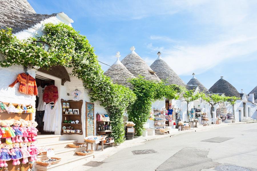 Alberobello, Apulia, Italy - Beautiful Historical Architecture Called Trulli