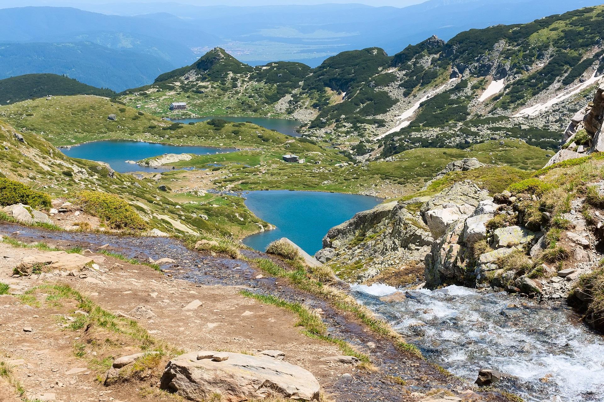 The Seven Rila Lakes in the Rila Mountains are a popular Bulgarian attraction