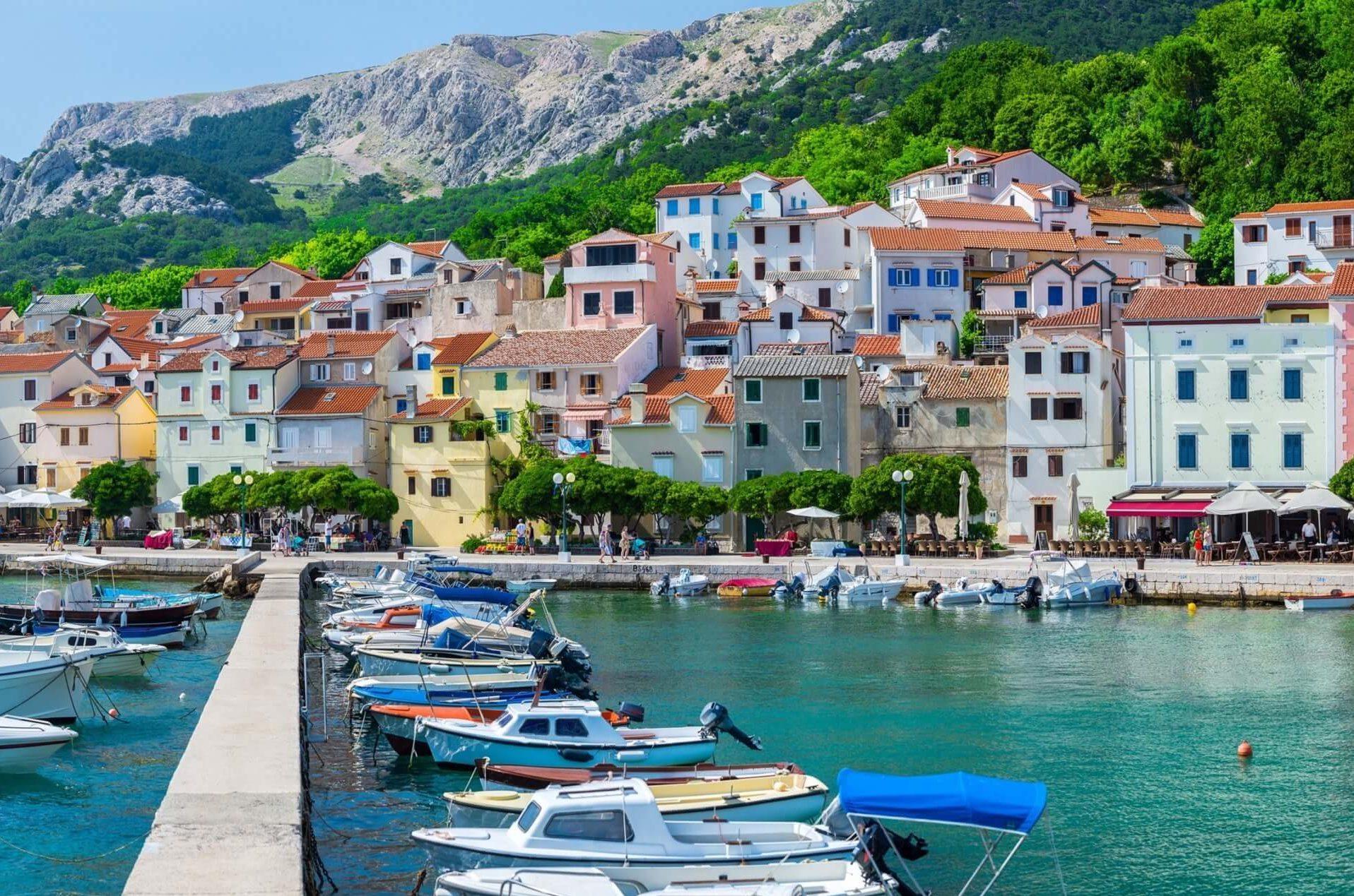 Panoramic view of the island of Krk