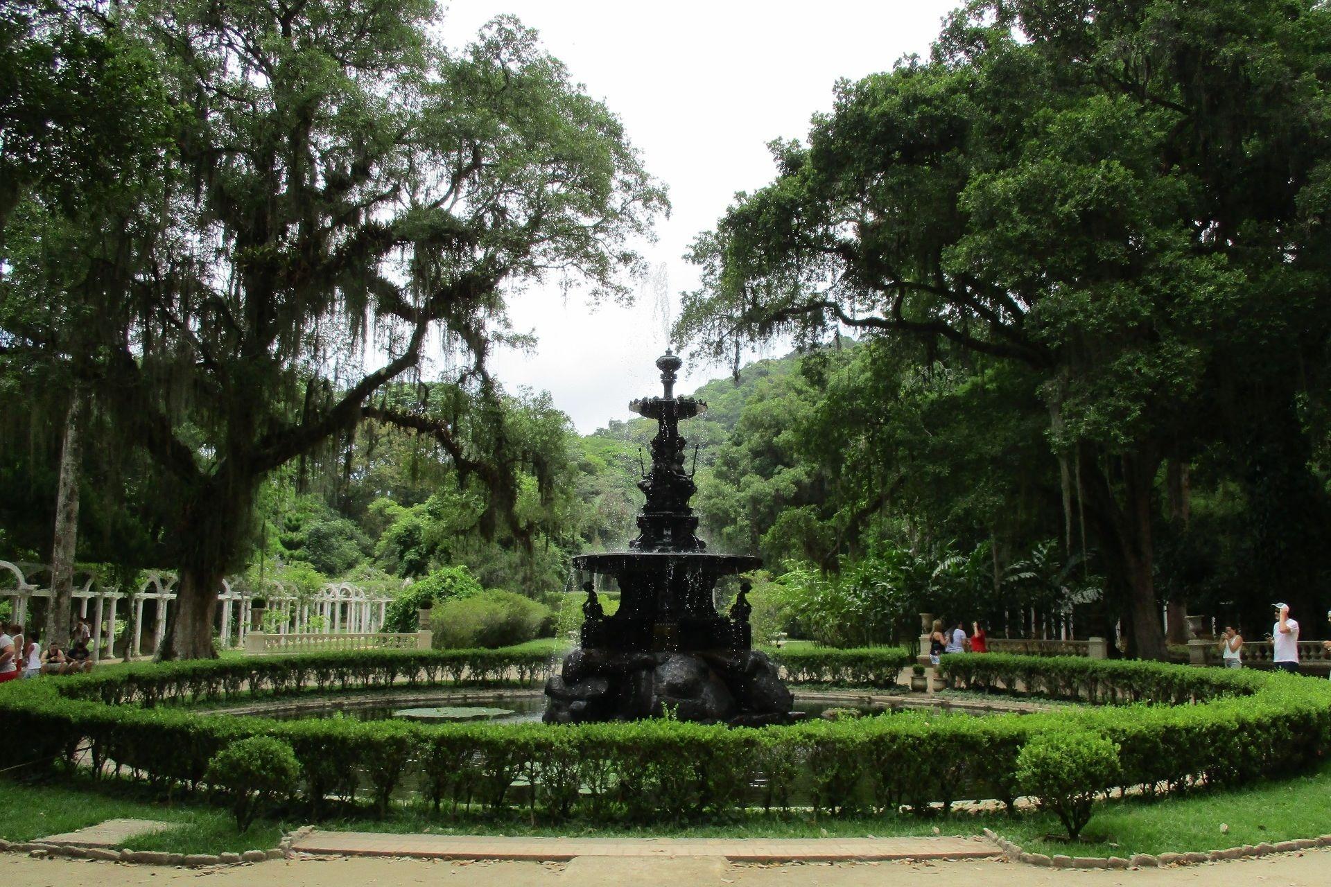 The Botanical Garden in vibrant green
