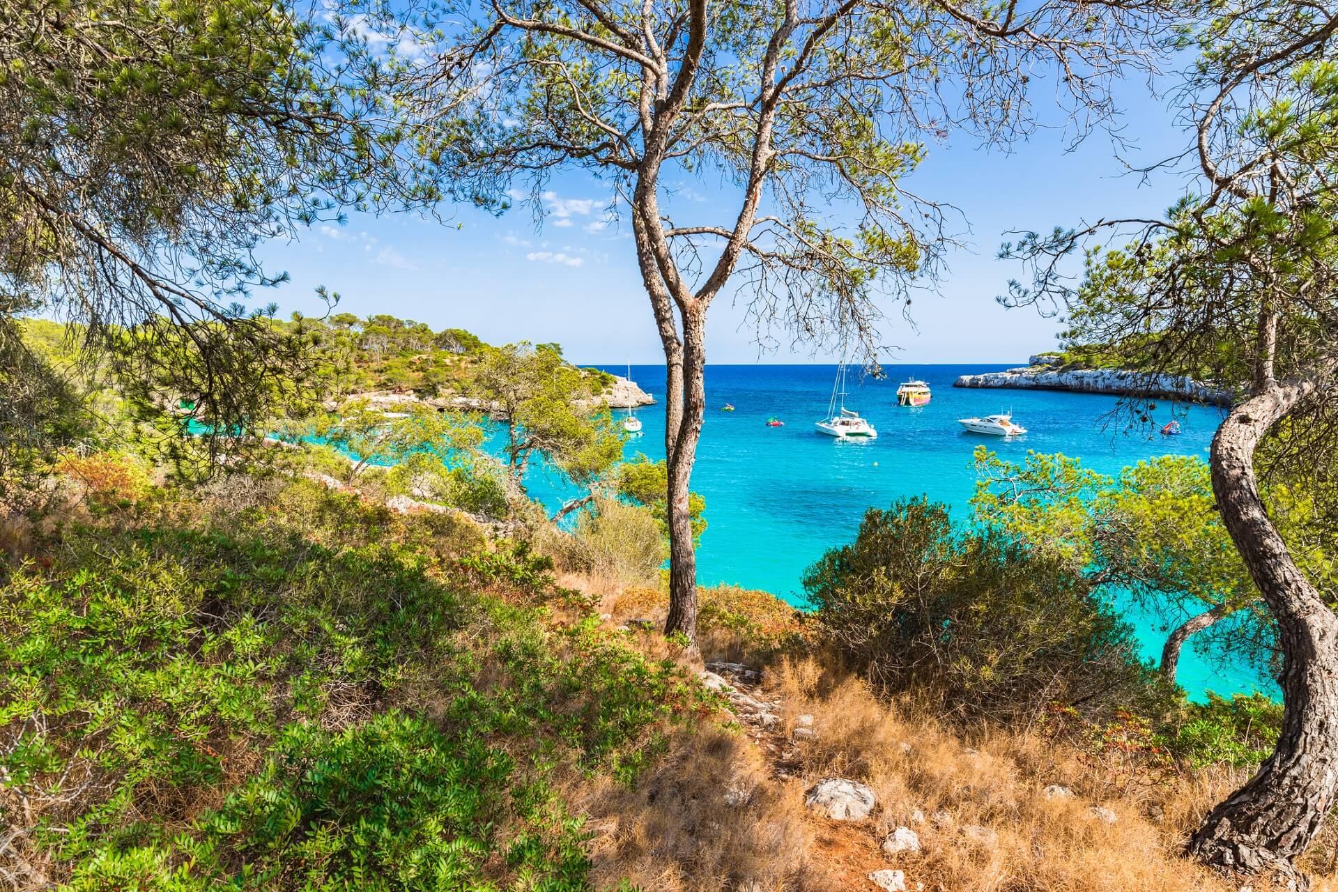 Cala Mondrago Bay in Mallorca