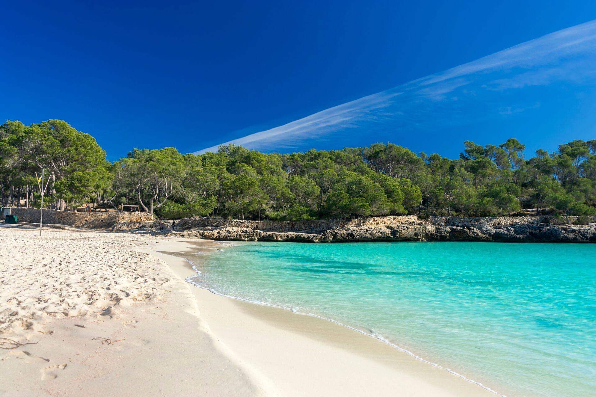 Cala Mondrago Bay in Mallorca