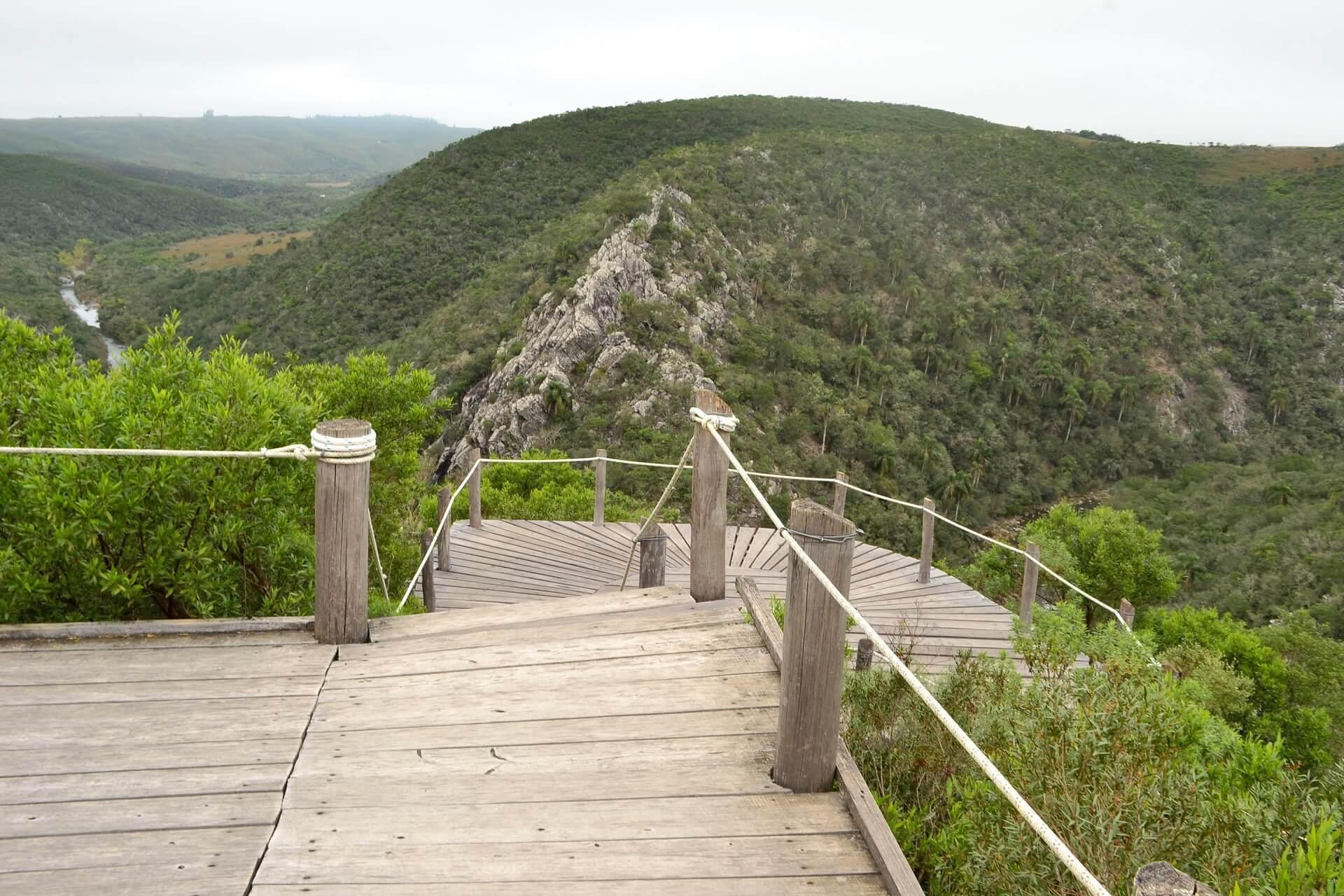 Quebrada de los Cuervos in Uruguay, South America