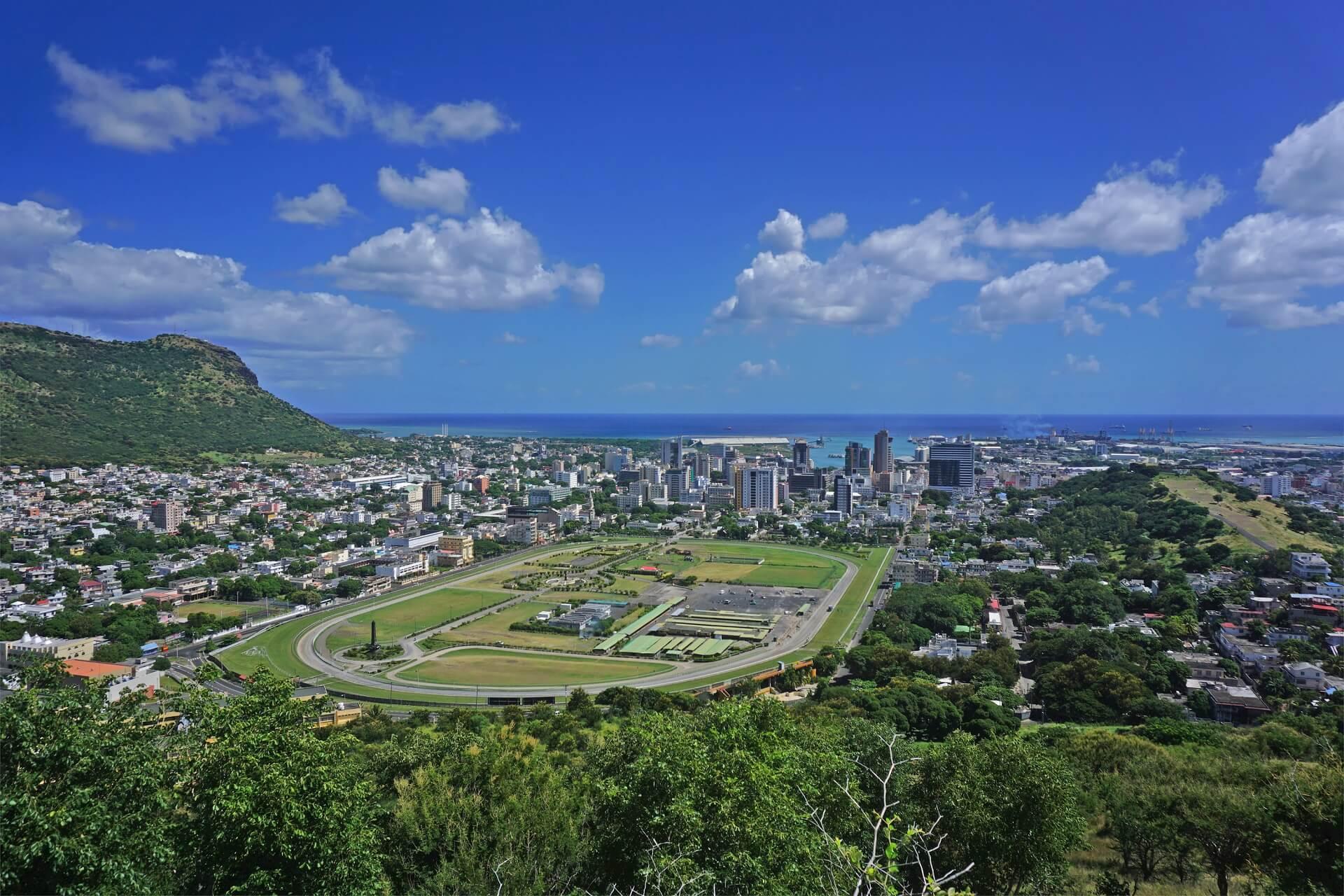 Champ de Mars horse racing track in Mauritius