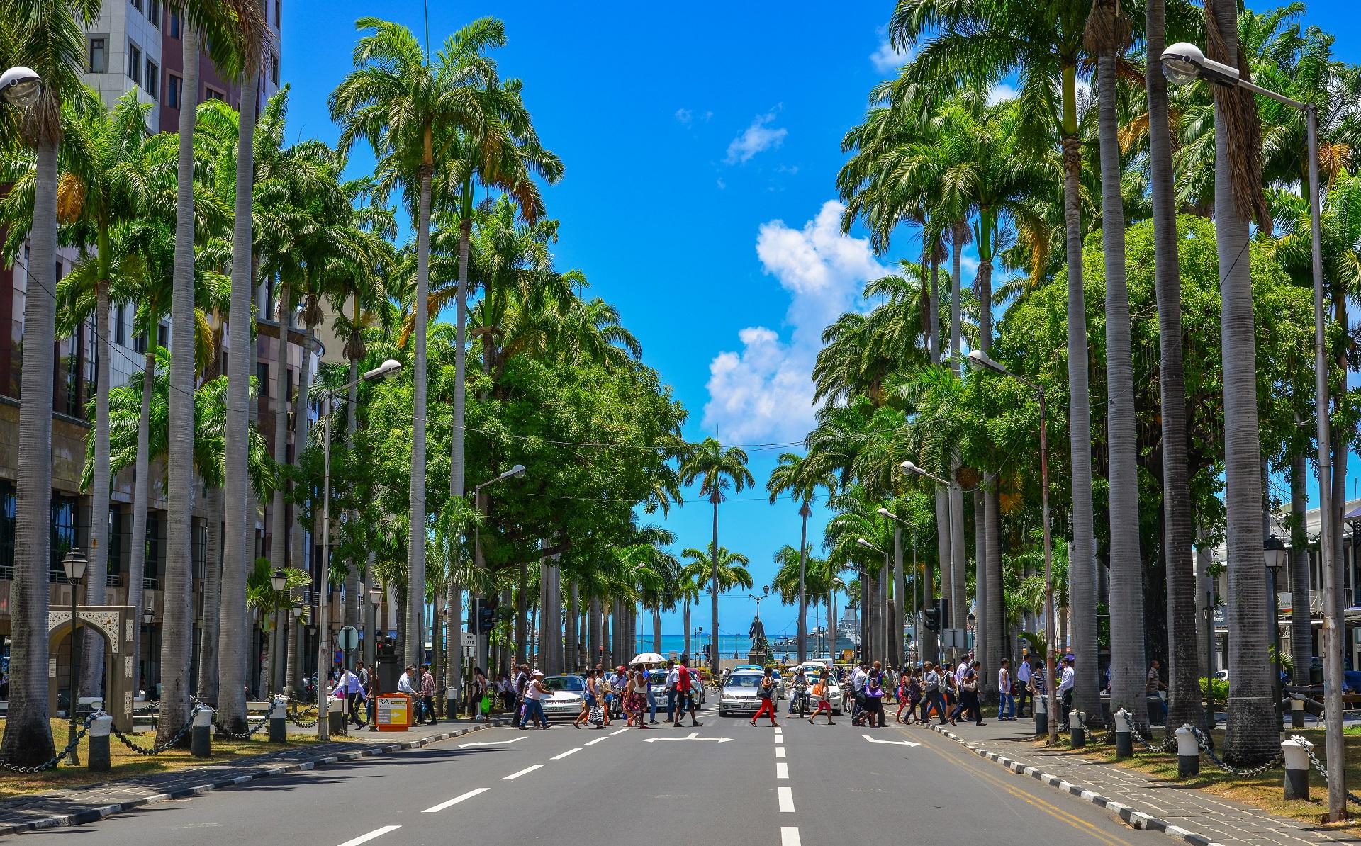 Place d'Armes in Port Louis, Mauritius