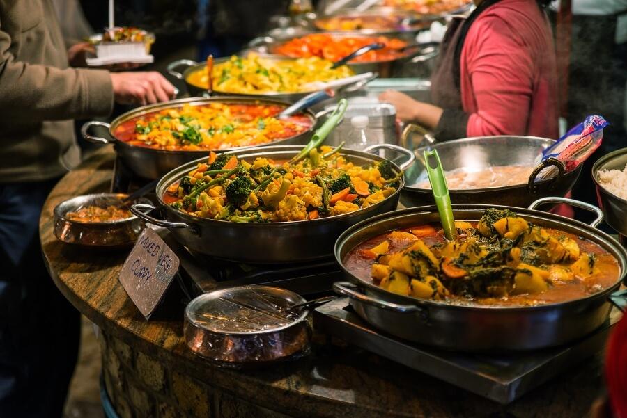 Food market in London