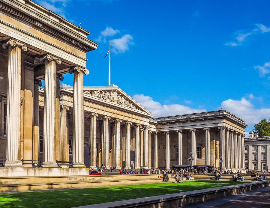 The British Museum in London, England