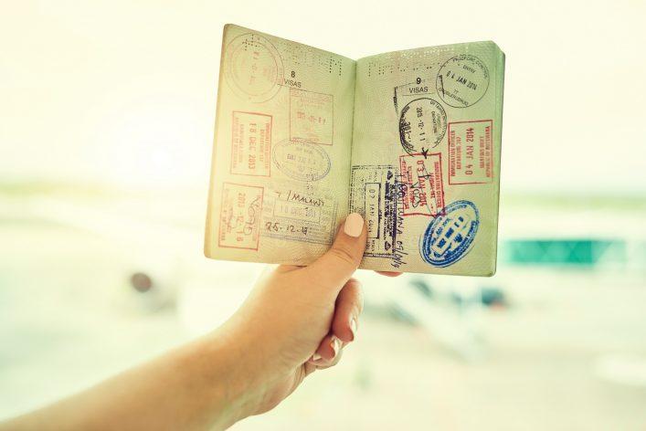 A passport full of stamps