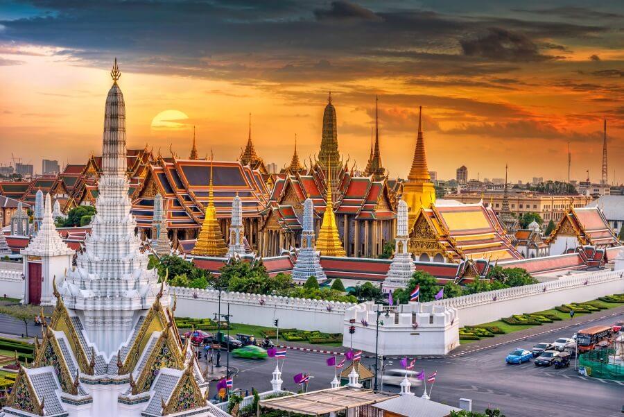 Sunset in Bangkok