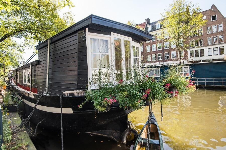 Houseboat in Amsterdam
