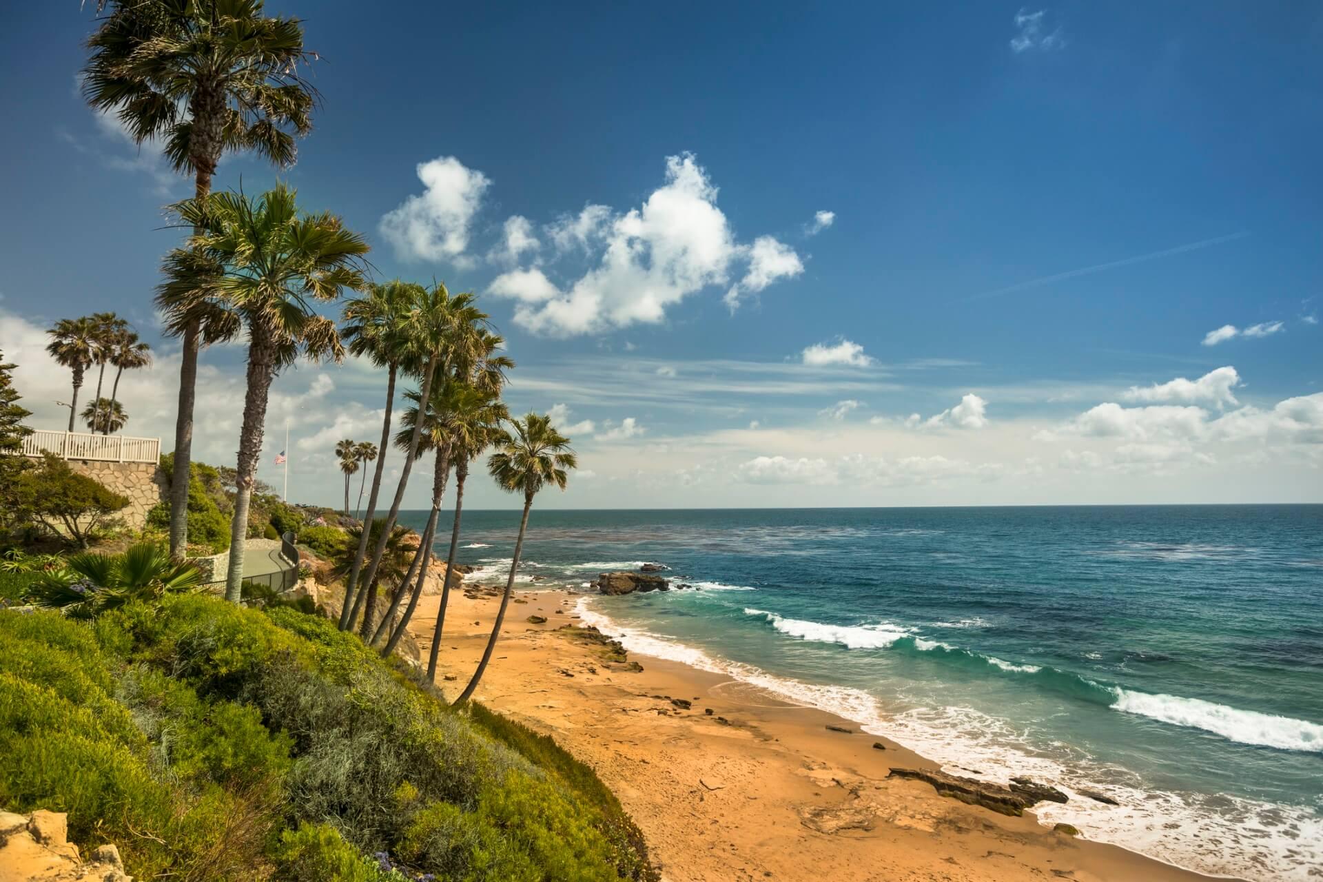 Laguna Beach in California
