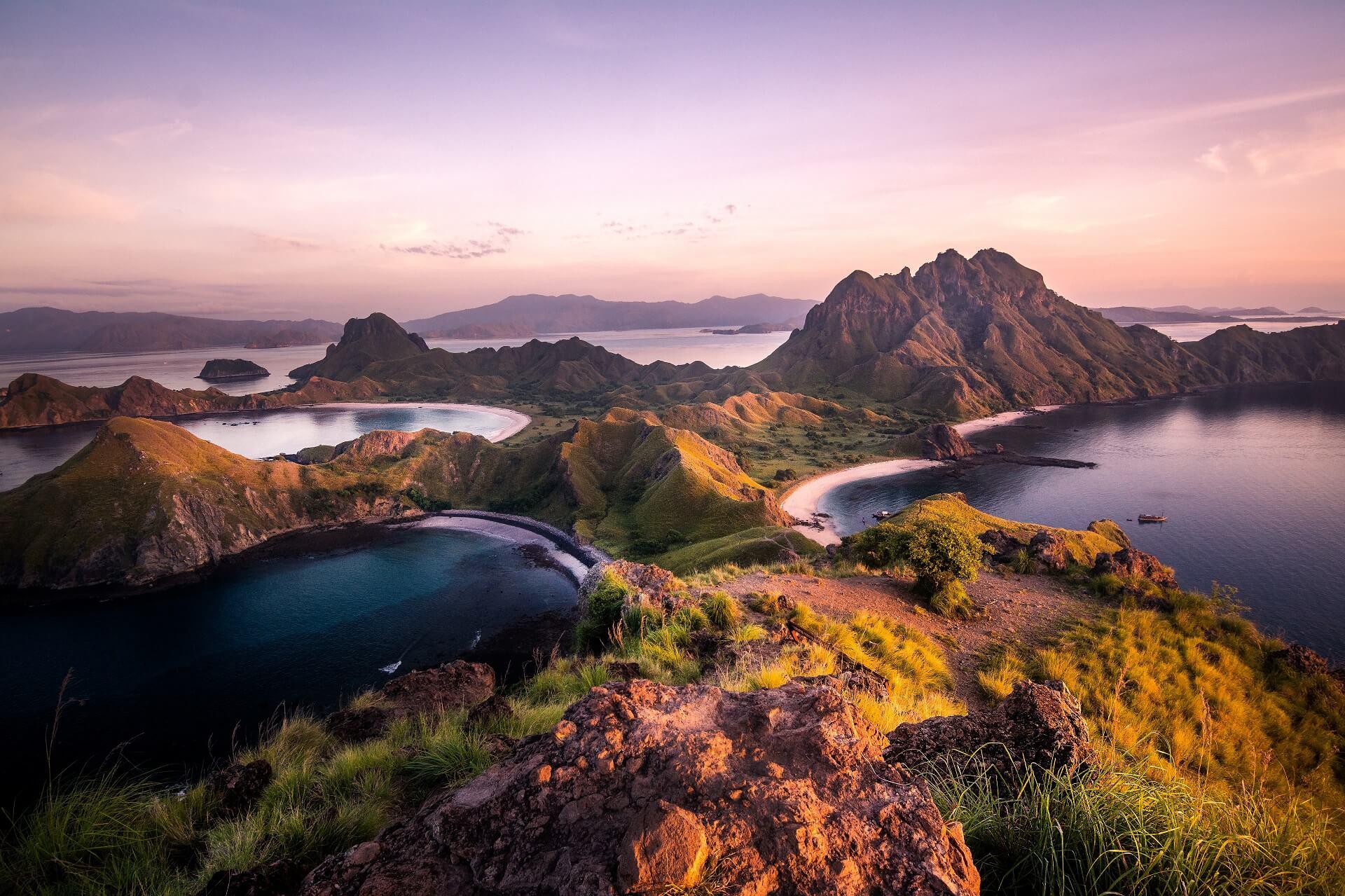 Padar in Indonesia.