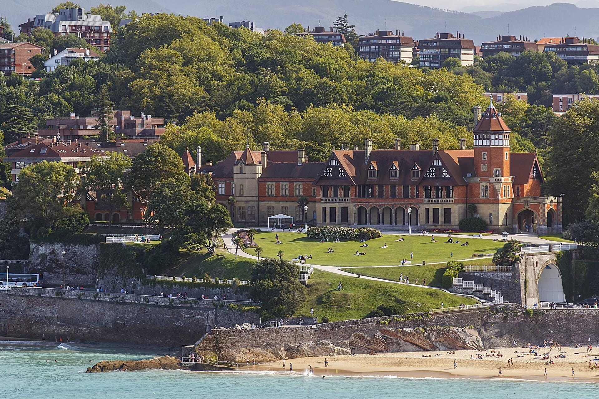 The Miramar Palace in San Sebastián