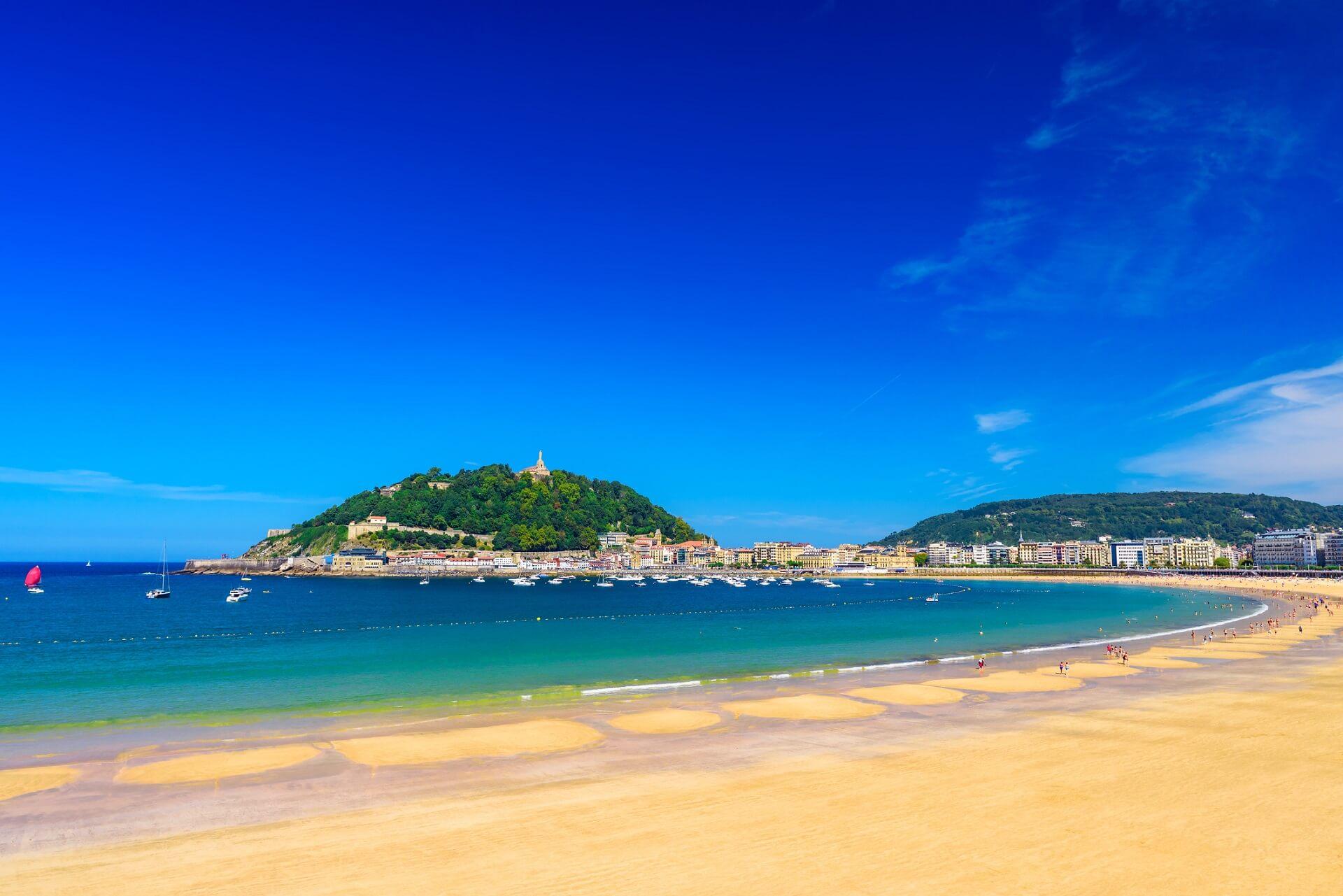 La Concha Beach in San Sebastián