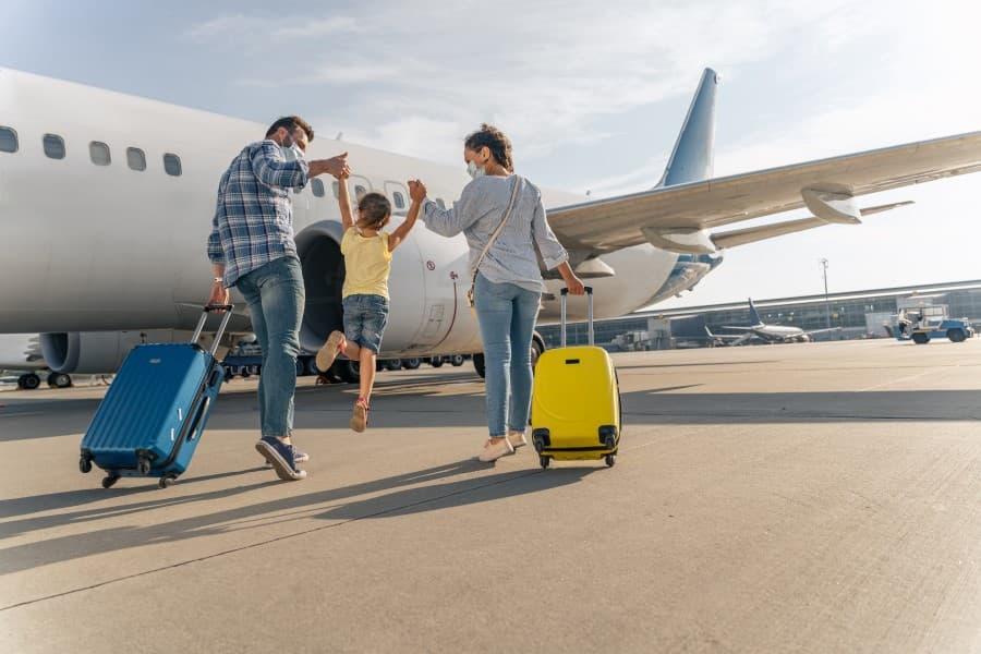 Flying with children