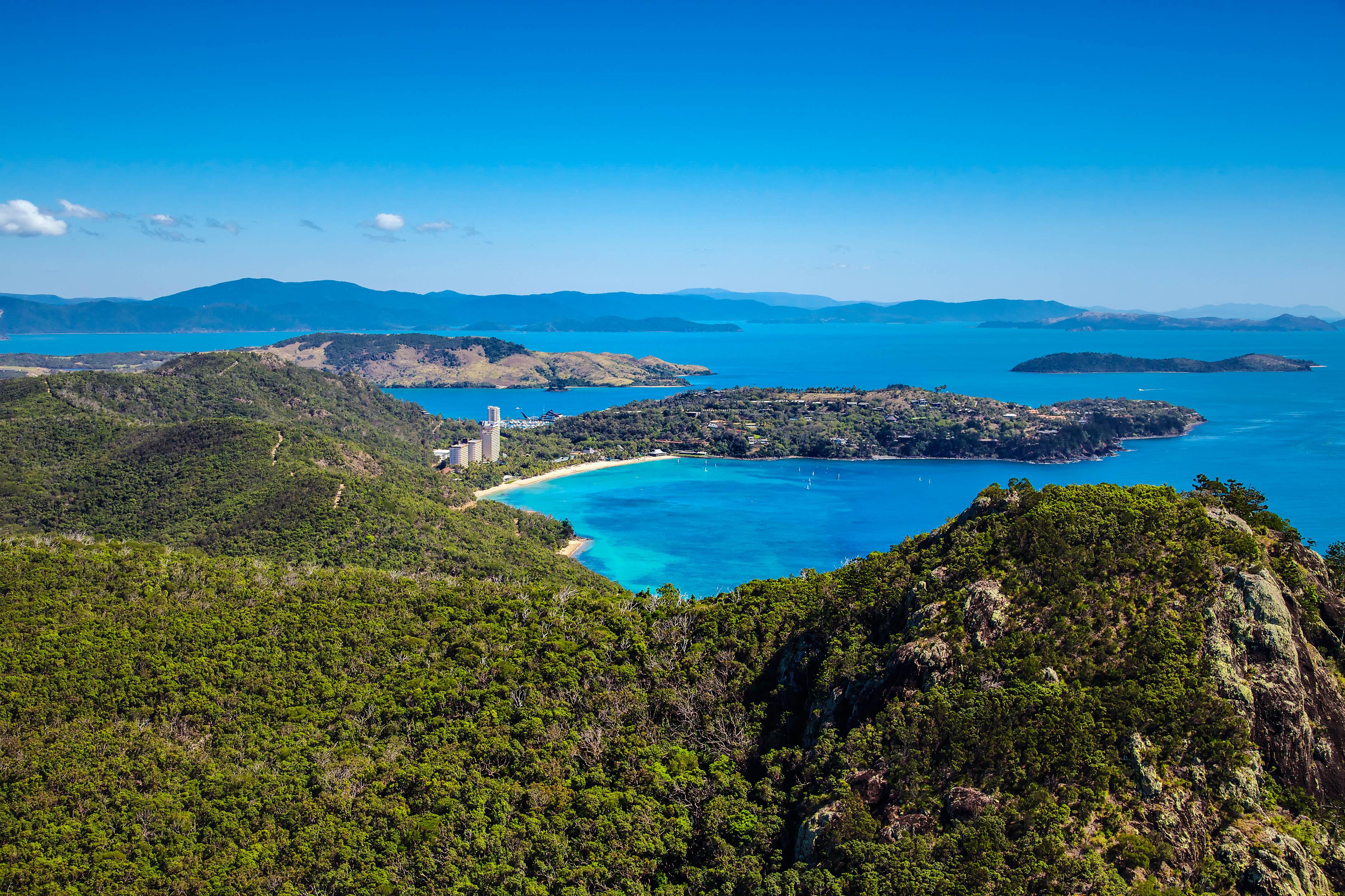 Hamilton Island from above