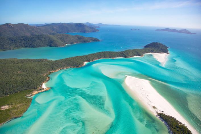 View at Hill Inlet, Whitehaven Beach
