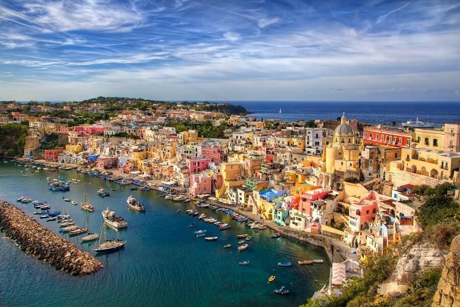 Procida Island in Italy