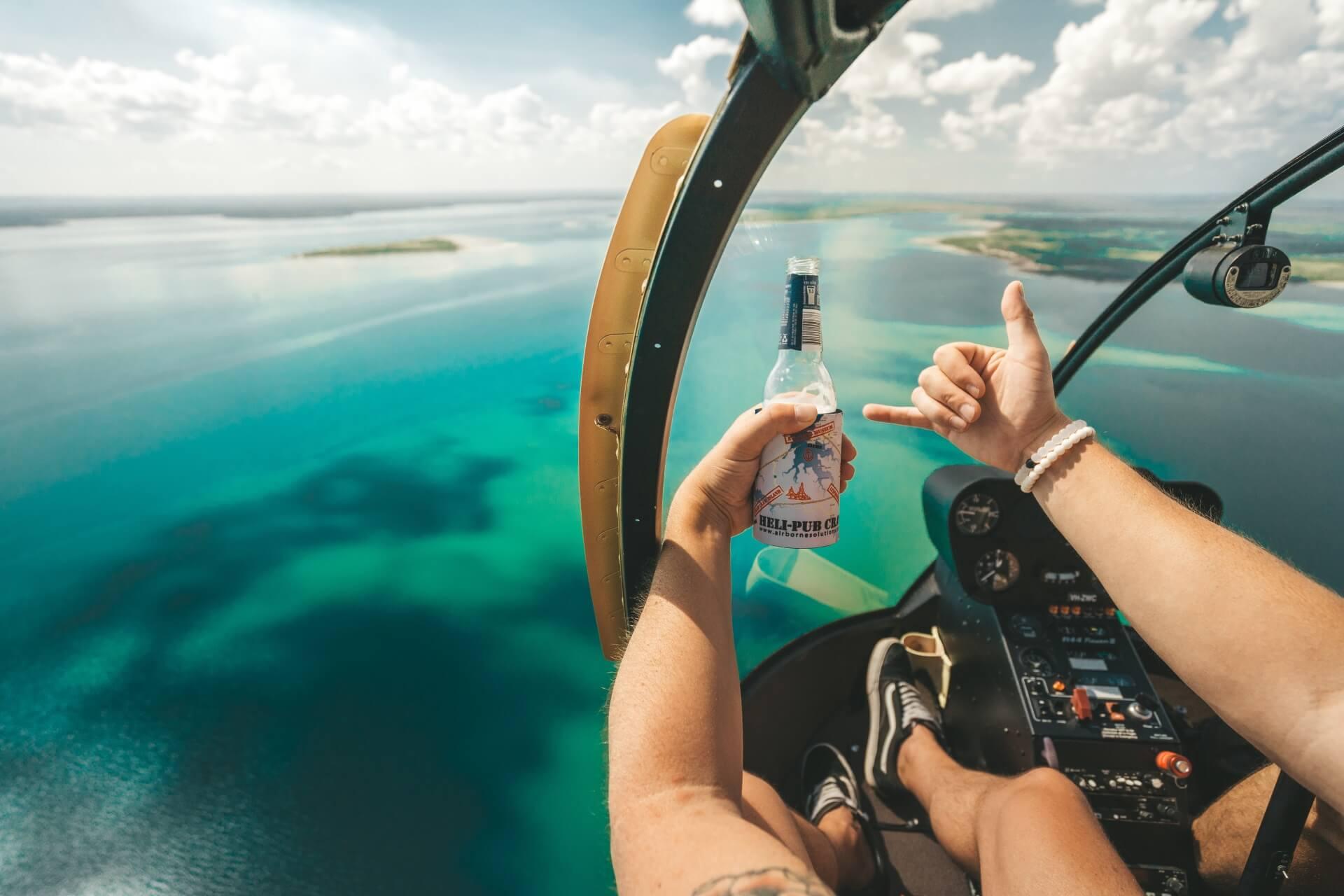 Heli Pub Crawl in Darwin