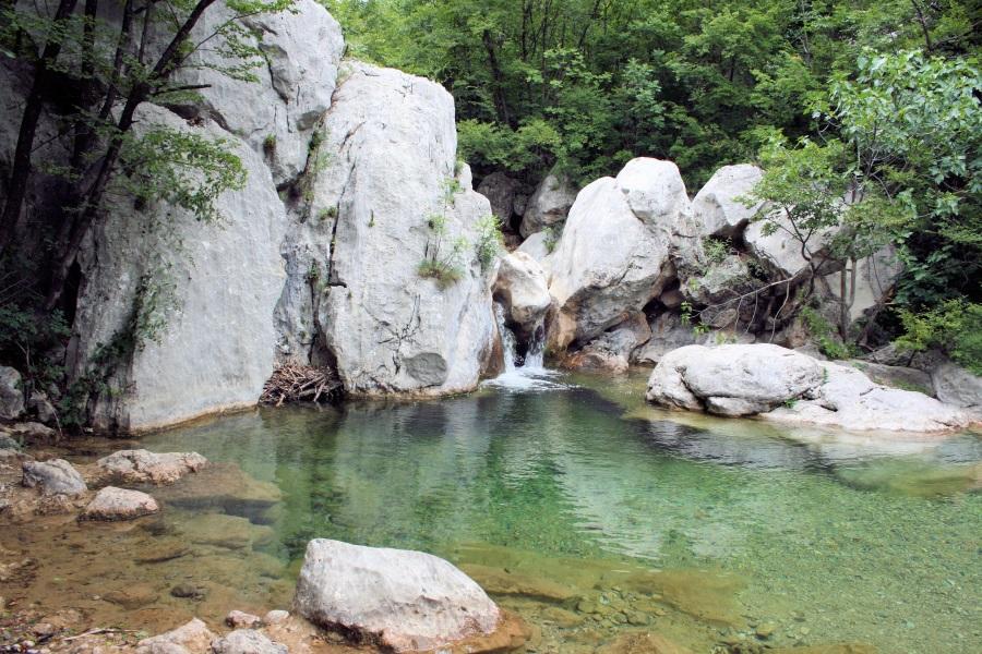 mountain river national park paklenica croatia