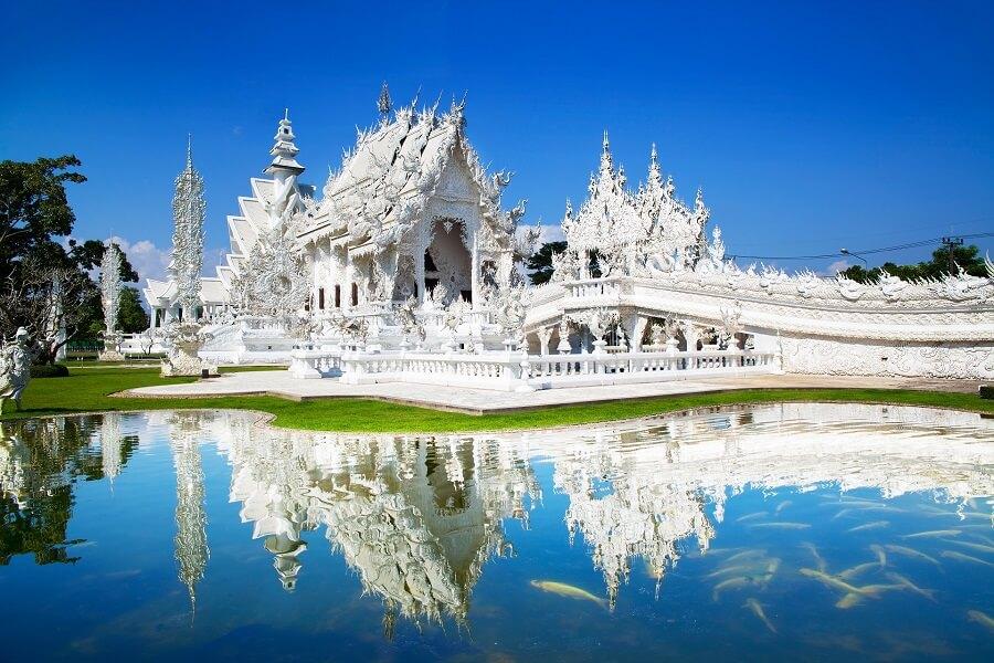 Wat Rong Khun - also known as "White Temple" in Chiang Rai, Thailand