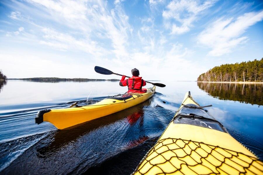 Kayaking in Finland