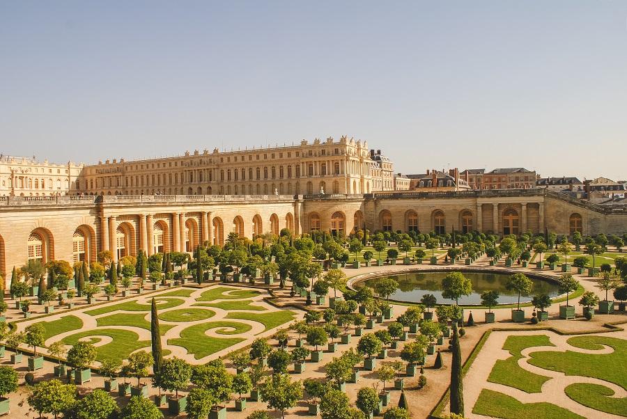 The gardens of the Palace of Versailles near Paris are an impressive piece of royal history.