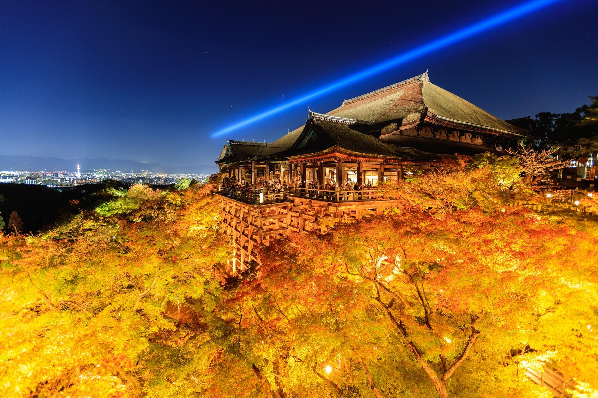 Kyoto Japan Light Show