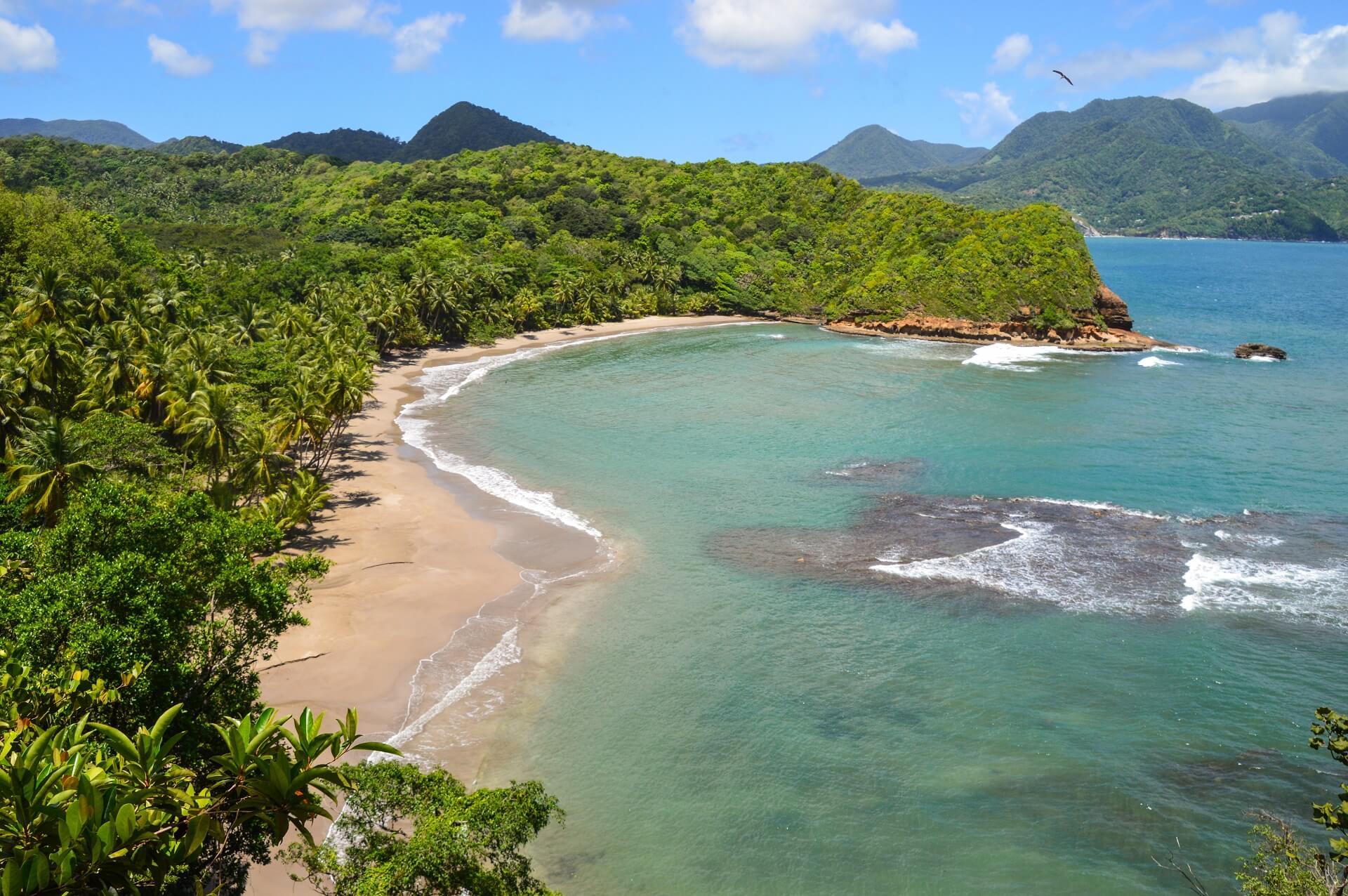 Batibou Beach in Dominica is very popular among vacationers