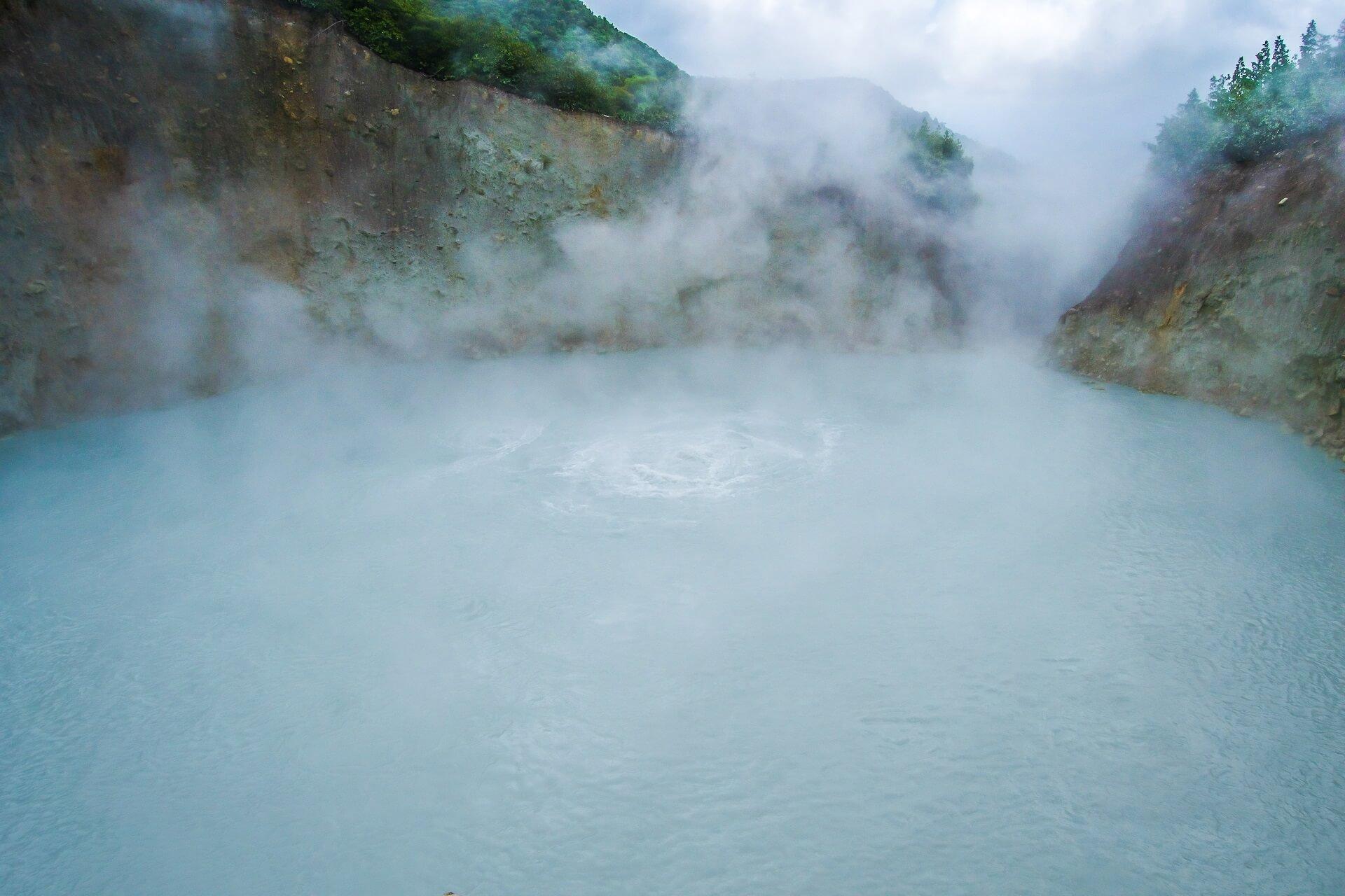 The Boiling Lake in Dominica attracts many tourists each year
