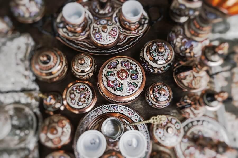 Copper Tea Set from Bosnia and Herzegovina