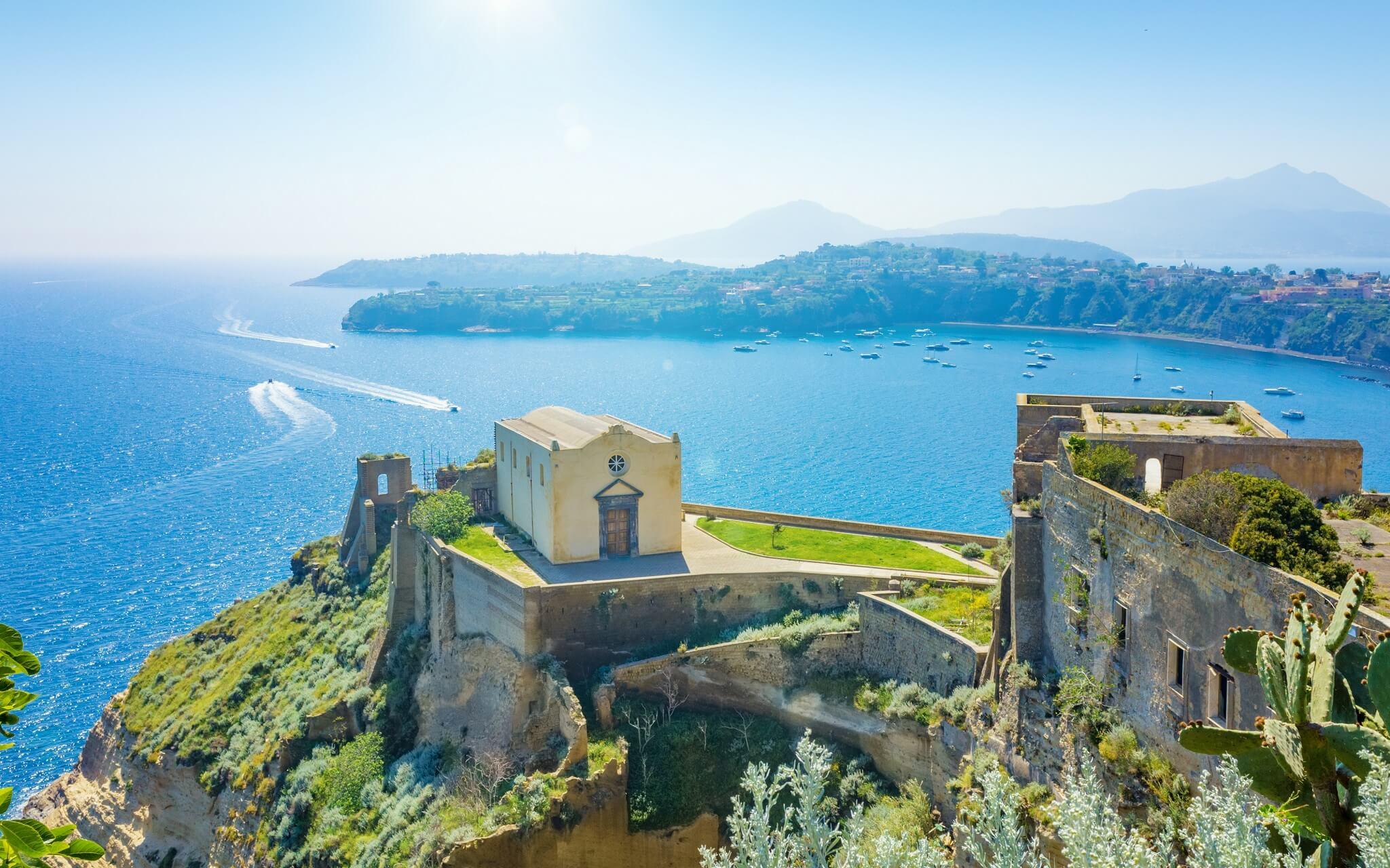 The island of Procida near Naples in Italy