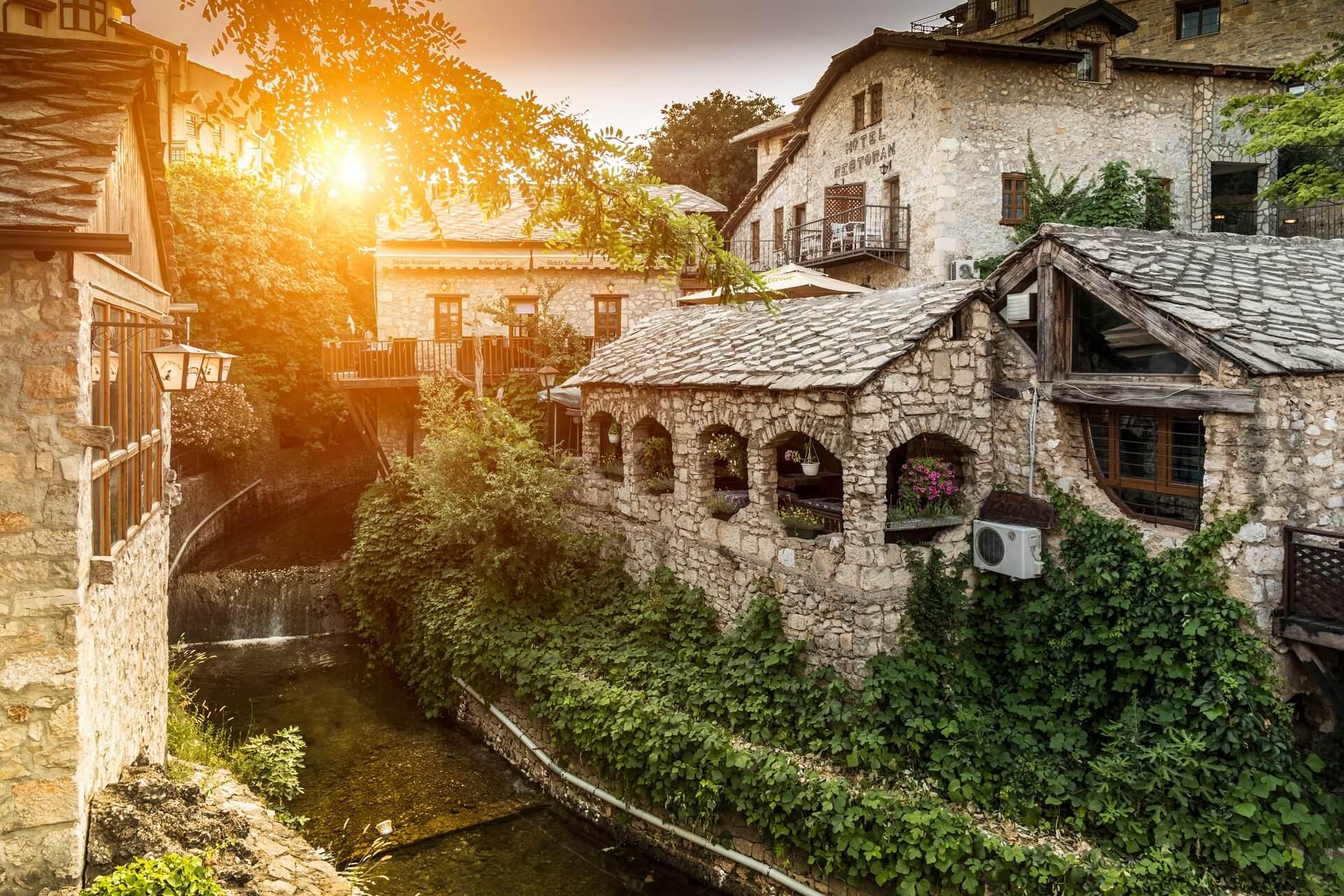 Mostar in Bosnia.