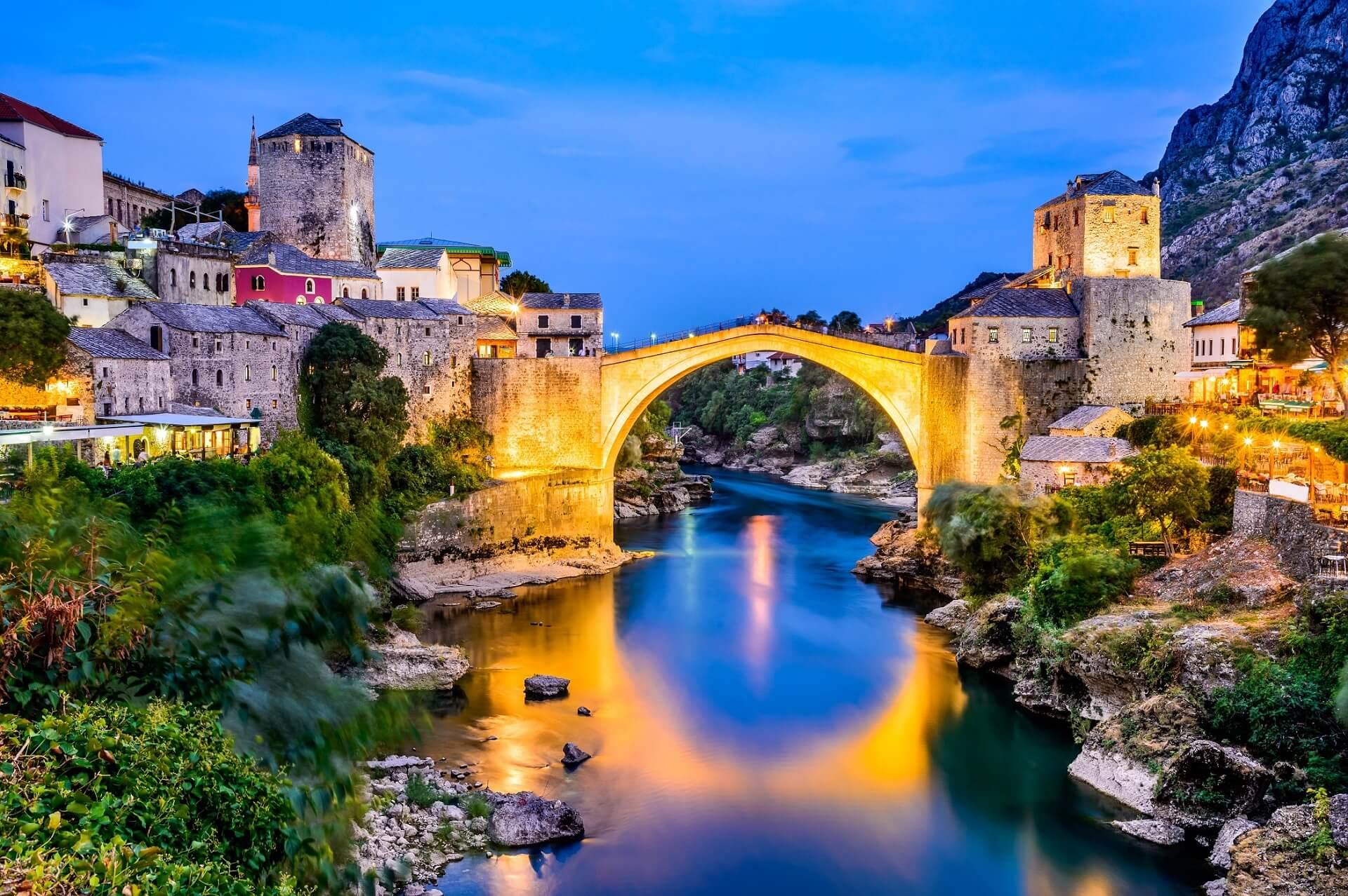 Mostar in Bosnia.