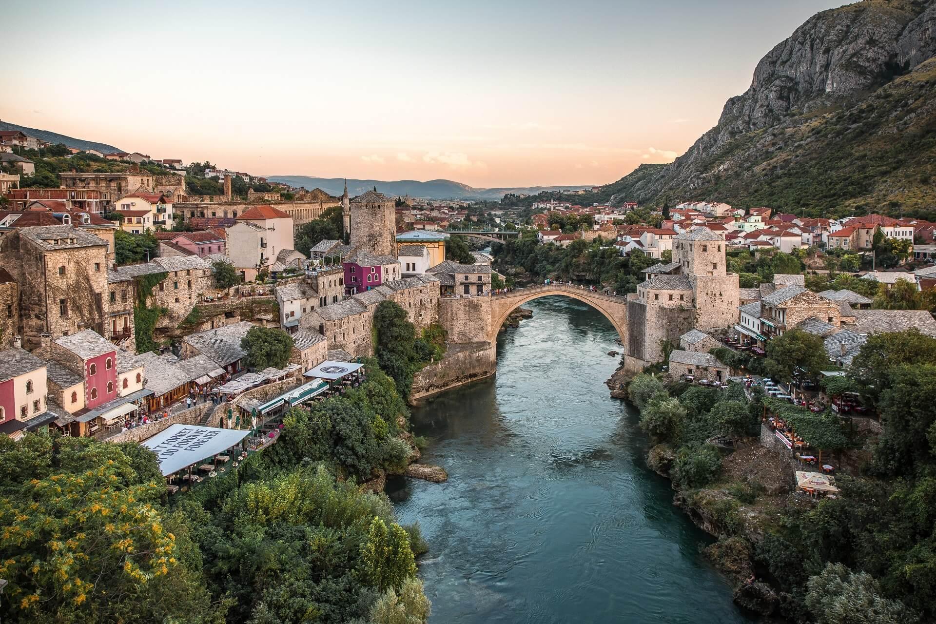 Mostar in Bosnia.
