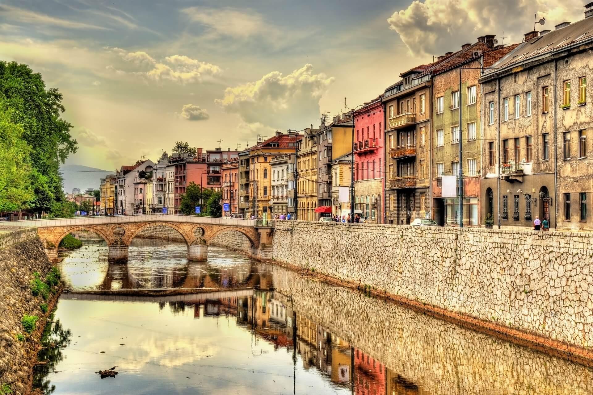 The old town of Sarajevo.