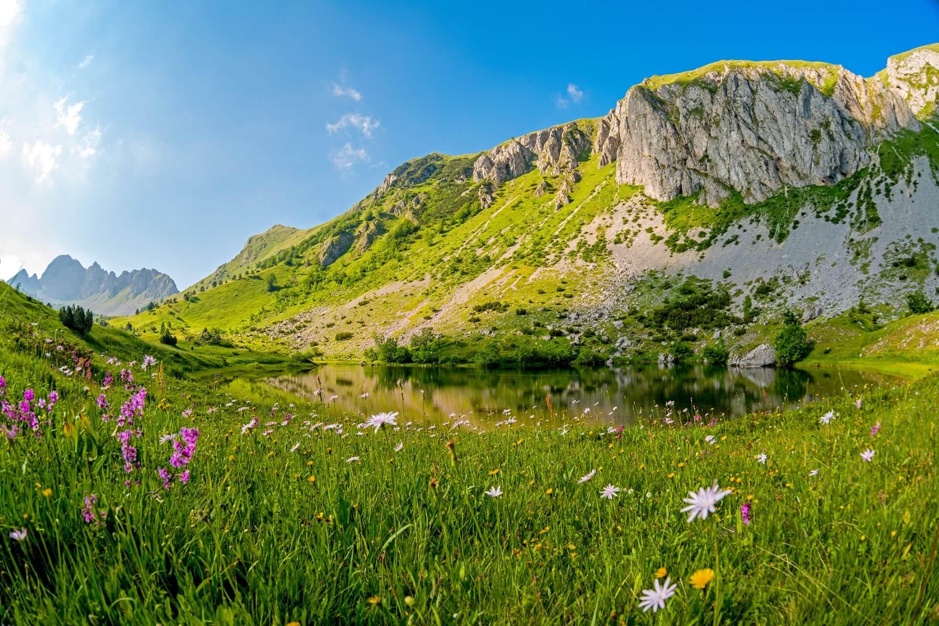 A landscape in Bosnia.