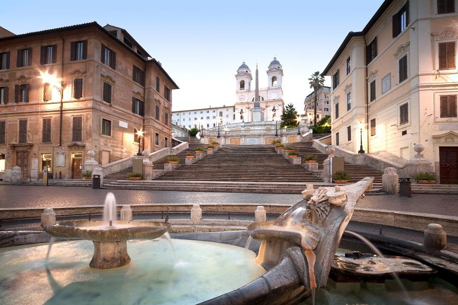 The Spanish Steps in Rome