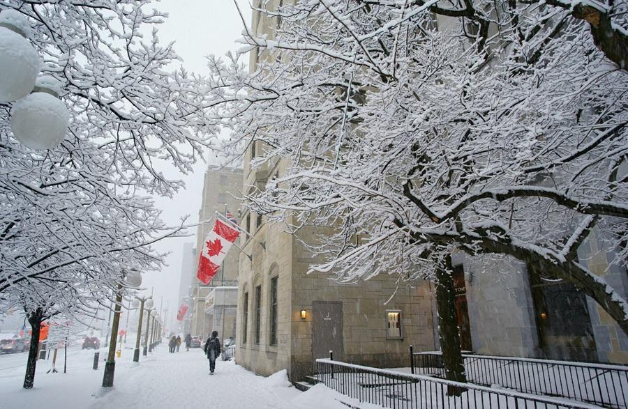 Snow Hiking, Ottawa