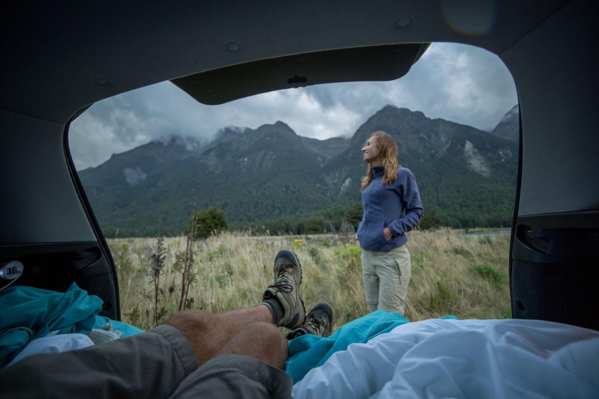 New Zealand road trip by car