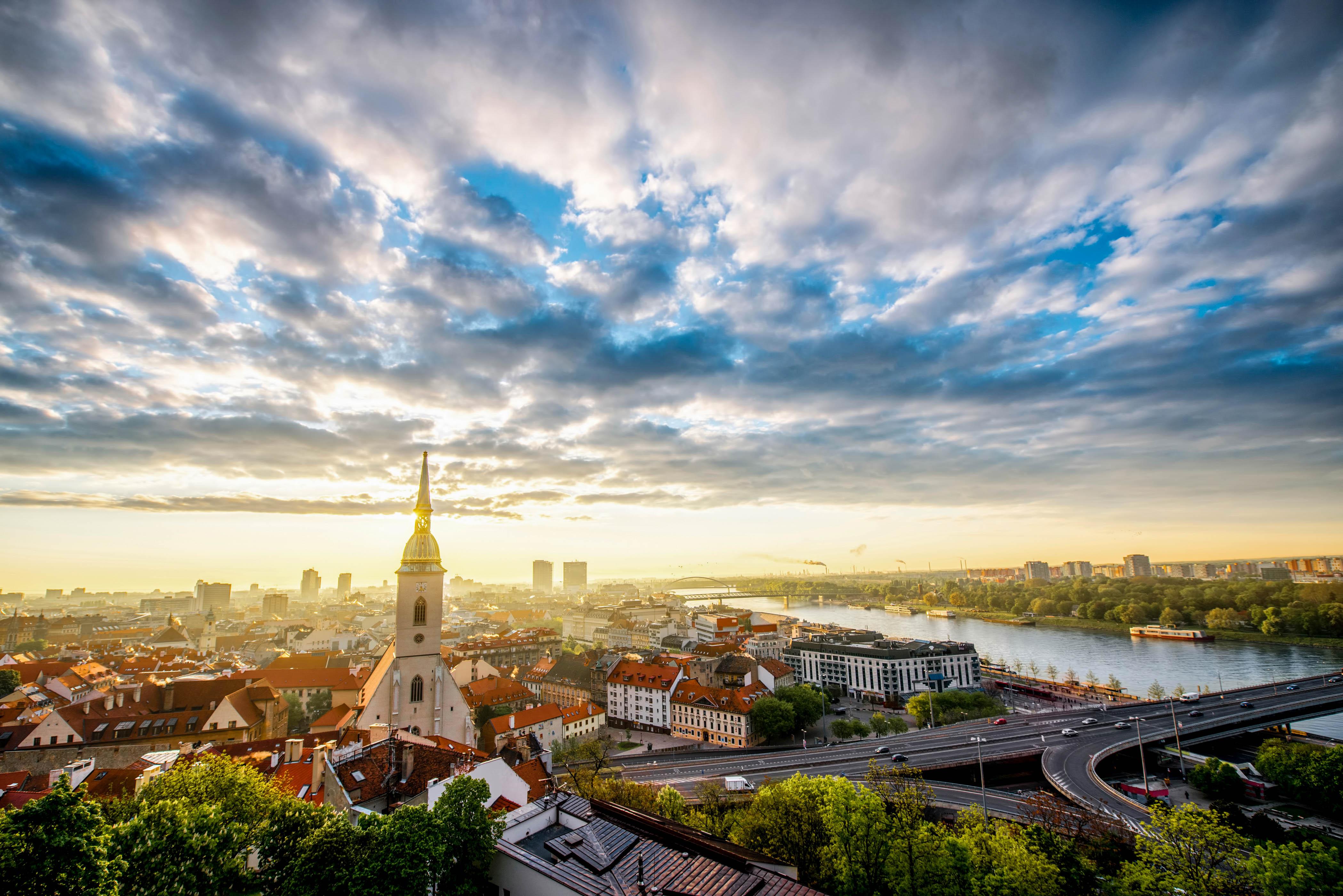 Bratislava in Slovakia, view of the city