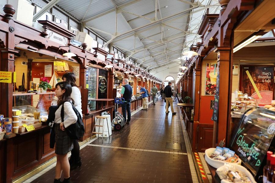 Market Hall in Helsinki, Finland