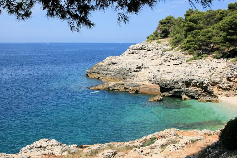 Punta Pula on Rab in Croatia