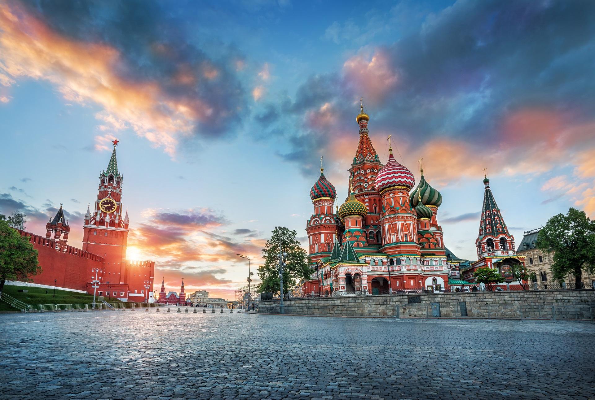 St. Basil's Cathedral in Red Square, Moscow