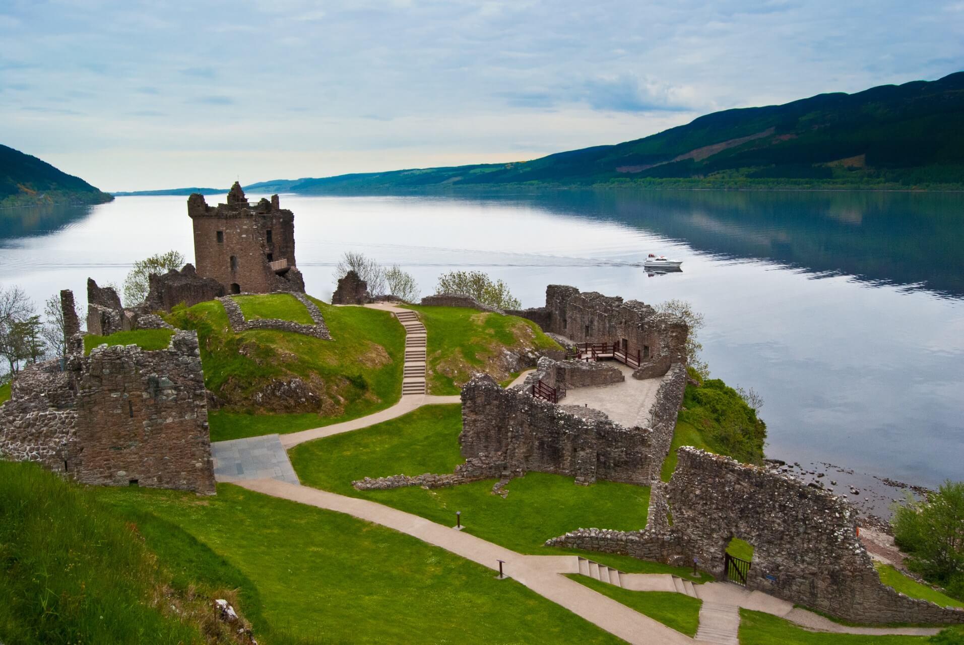 Castle by Loch Ness