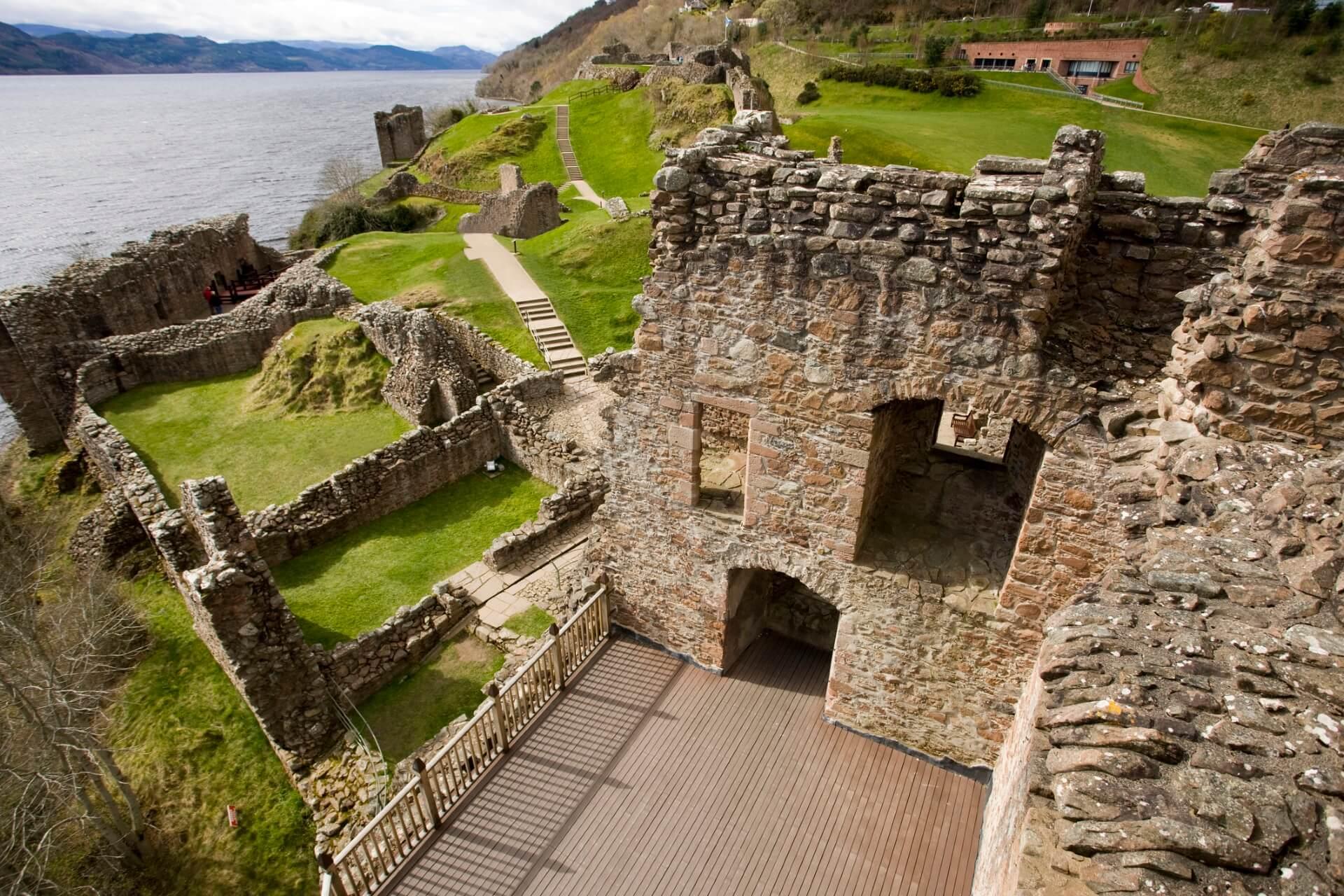 Urquhart Castle in Scotland