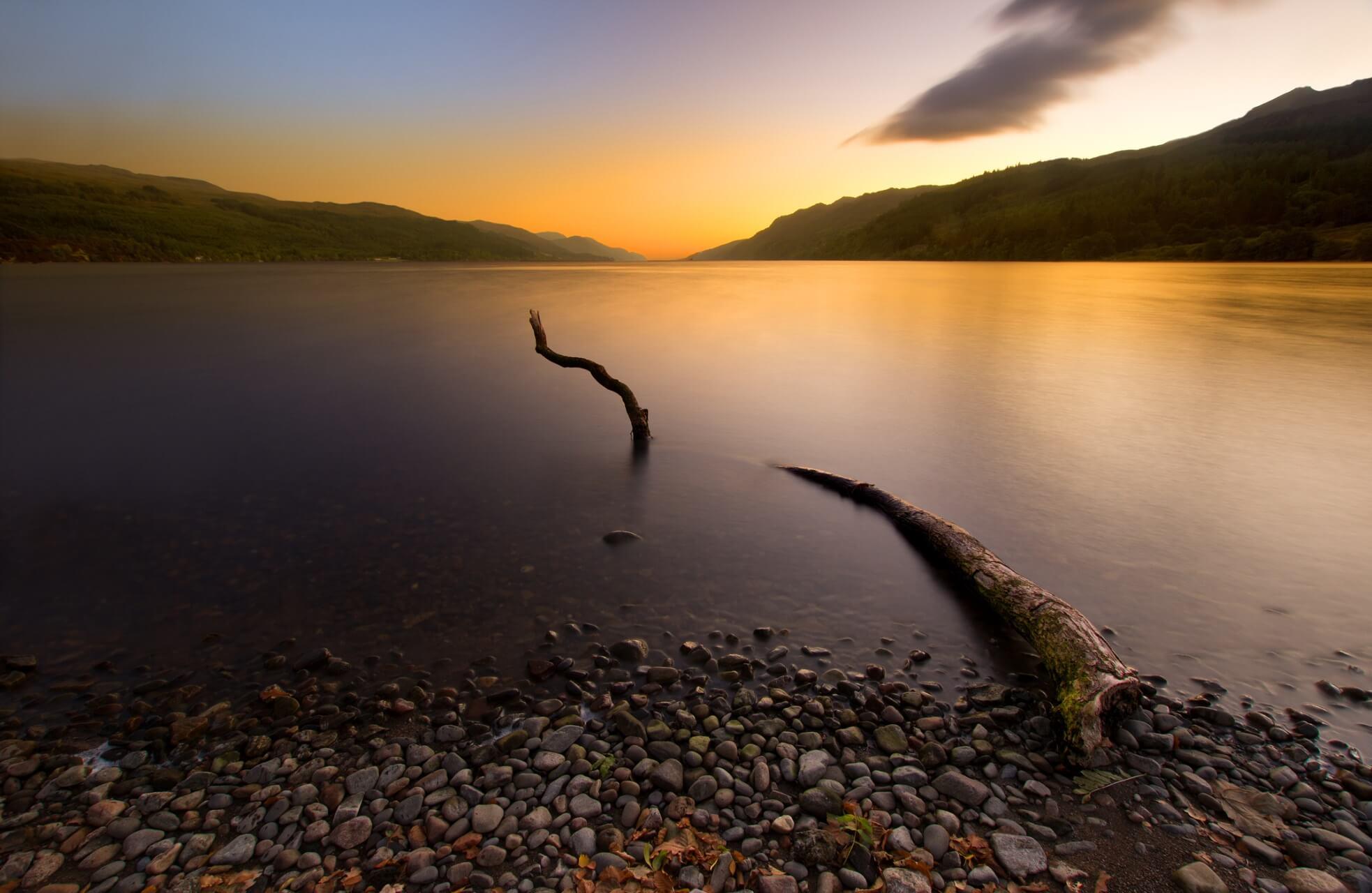 Loch Ness in Scotland