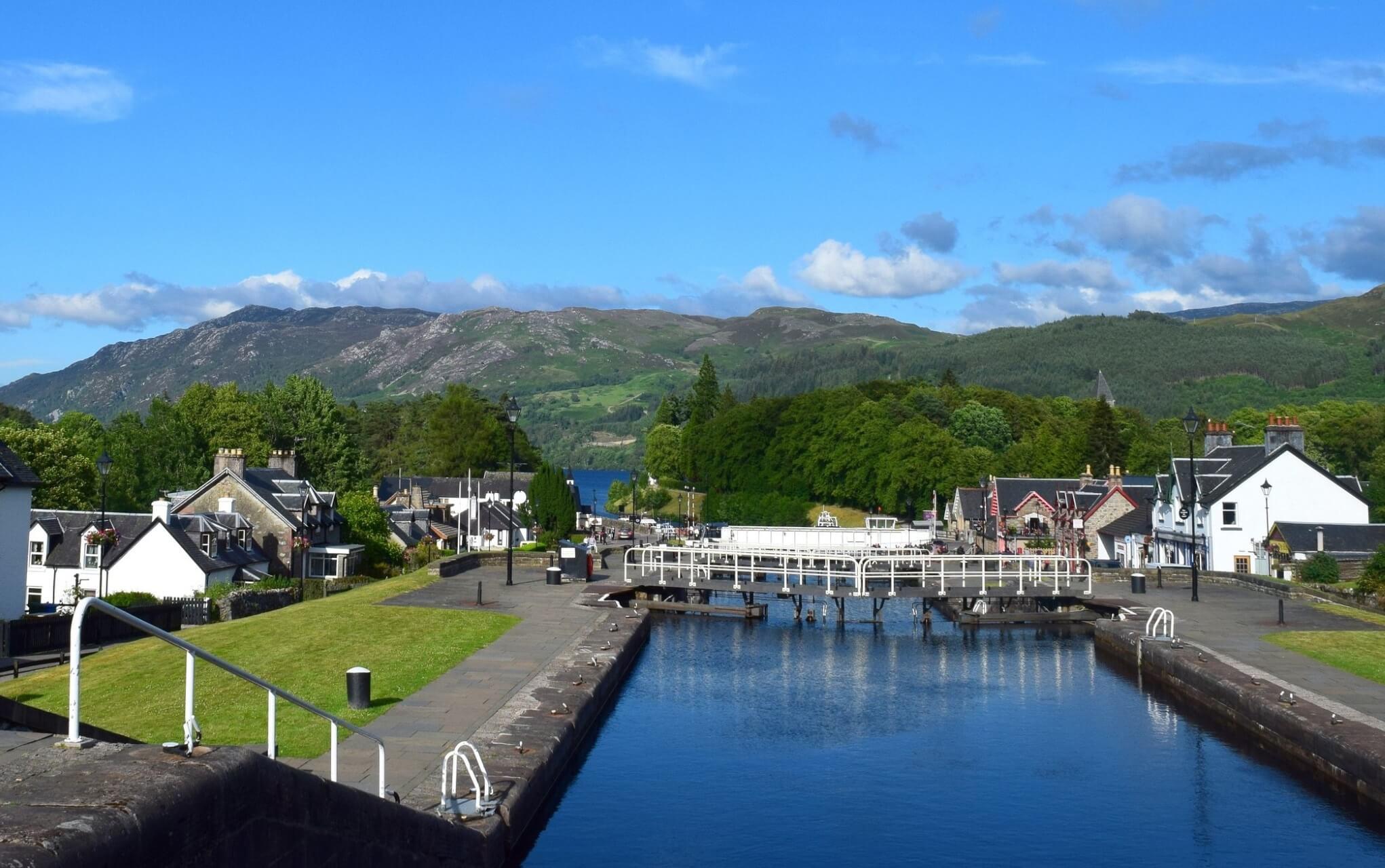 Fort Augustus in Scotland